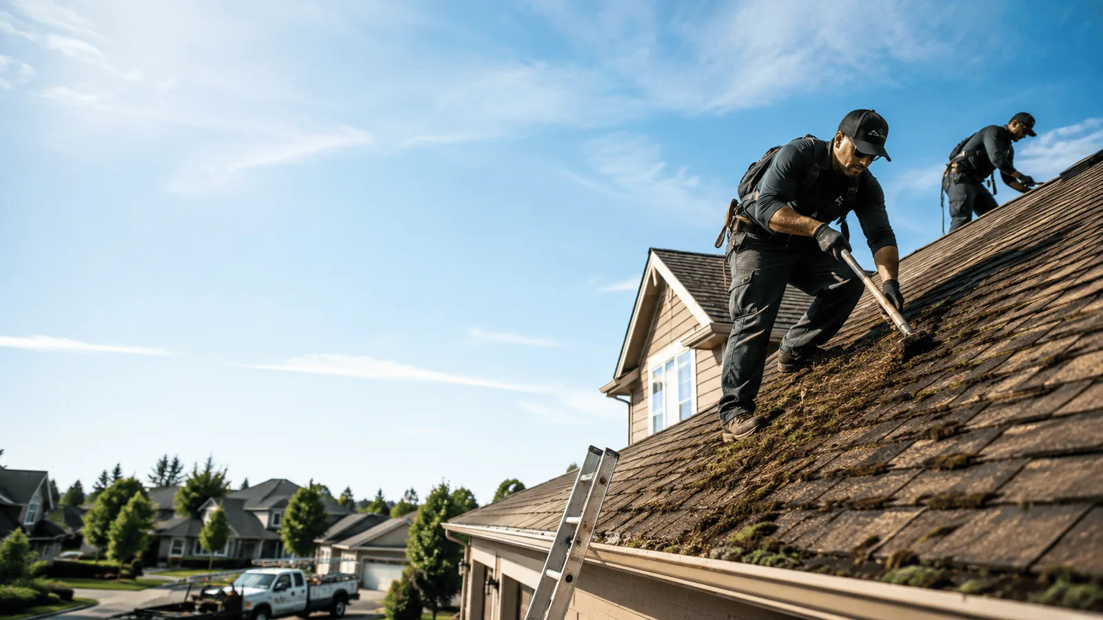 Roof Moss Removal in Hyde, PA near me